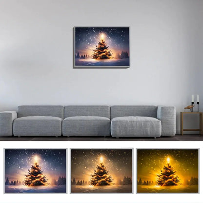 Christmas Tree Decoration LED Rechargeable Lamp Painting