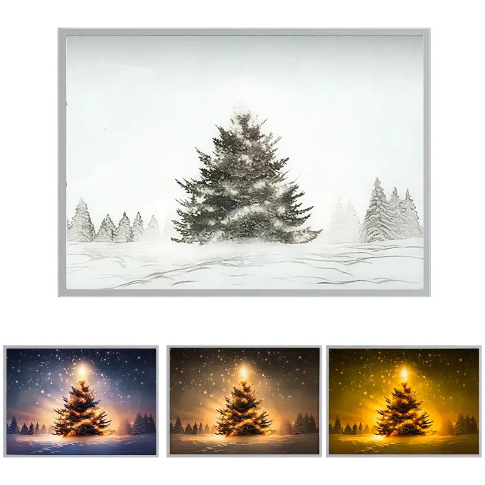 Christmas Tree Decoration LED Rechargeable Lamp Painting