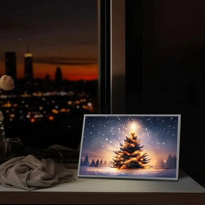 Christmas Tree Decoration LED Rechargeable Lamp Painting